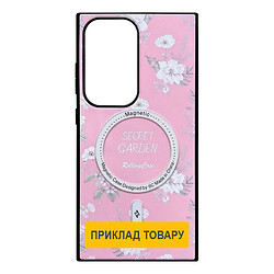 Чохол (накладка) Samsung S711 Galaxy S23 FE, Epik Secret Garden, MagSafe, Рожевий