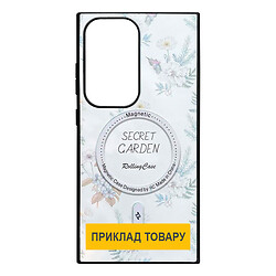 Чохол (накладка) Samsung S711 Galaxy S23 FE, Epik Secret Garden, MagSafe, Білий