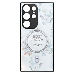 Чохол (накладка) Samsung S926 Galaxy S24 Plus, Epik Secret Garden, MagSafe, Білий