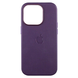 Чохол (накладка) Apple iPhone 14 Pro, Leather Case Color, Deep Violet, MagSafe, Фіолетовий