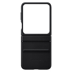 Чехол (накладка) Samsung F731 Galaxy Z Flip 5, Leather Case Color, Черный