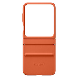 Чохол (накладка) Samsung F731 Galaxy Z Flip 5, Leather Case Color, Коричневий