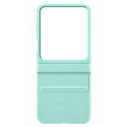 Чохол (накладка) Samsung F741 Galaxy Flip 6, Leather Case Color, Turquoise, Бірюзовий