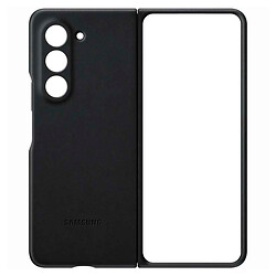 Чехол (накладка) Samsung F946 Galaxy Z Fold 5, Leather Case Color, Черный