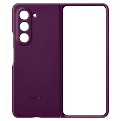 Чехол (накладка) Samsung F946 Galaxy Z Fold 5, Leather Case Color, Фиолетовый