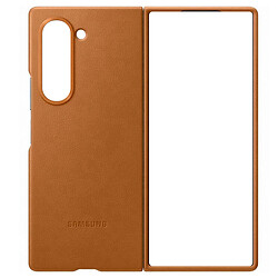 Чохол (накладка) Samsung F956 Galaxy Fold 6, Leather Case Color, Коричневий