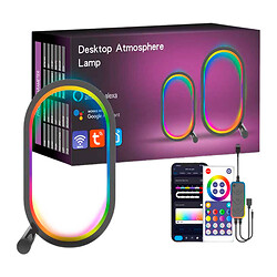 Настольная LED лампа RGB Smart desk oval lamp