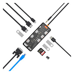 USB Hub Wiwu CB012, Серый