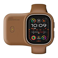 Портативна батарея Charging Soft Case для Apple Watch, 1200 mAh, Коричневий