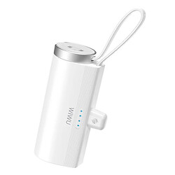 Портативна батарея (Power Bank) Wiwu W026, 5000 mAh, Білий