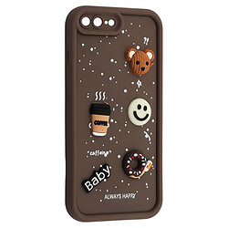 Чехол (накладка) Apple iPhone 7 Plus / iPhone 8 Plus, HAPPY Donut, Коричневый