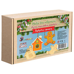 Набір для розпису акриловими фарбами "Новорічні іграшки. Пряники", Розумняшка