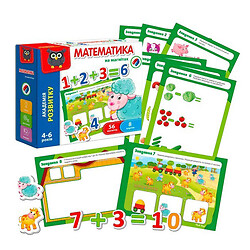 Развивающая игра "Математика на магнитах", укр, Vladi Toys