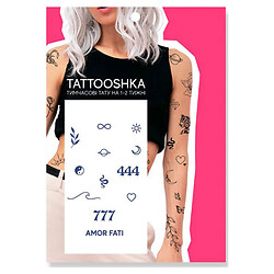 Временное тату набор "AMOR FATI", Tattooshka