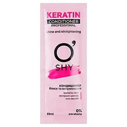 Кондиціонер для волосся O'shy Professional Keratin Блиск і випрямлення, саше 15 мл