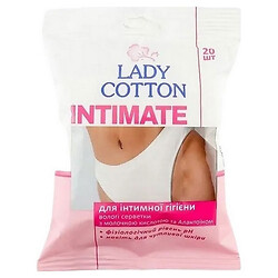 Серветки вологі для інтимної гігієни Lady Cotton