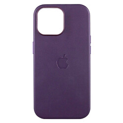 Чохол (накладка) Apple iPhone 14, Leather Case Color, Deep Violet, MagSafe, Фіолетовий