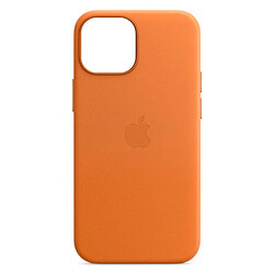 Чехол (накладка) Apple iPhone 14, Leather Case Color, MagSafe, Golden Brown, Коричневый