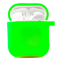 Чохол (накладка) Apple AirPods / AirPods 2, Silicone Classic Case, Neon Green, Салатовий