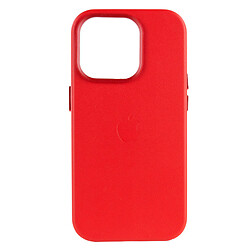 Чехол (накладка) Apple iPhone 13 Pro, Leather Case Color, MagSafe, Crimson, Красный