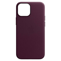 Чехол (накладка) Apple iPhone 13 Pro, Leather Case Color, MagSafe, Dark Cherry, Бордовый