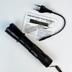 Фонарик-электрошокер BL-101, BL-1202, Черный - № 4