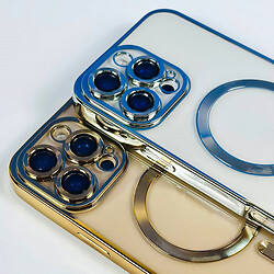 Чохол (накладка) Apple iPhone 13, Crossbody Lanyard Clear, MagSafe, Синій - № 7