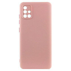 Чехол (накладка) Samsung A515 Galaxy A51, GETMAN Liquid Silk, Pink Sand, Розовый