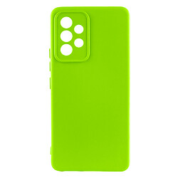 Чехол (накладка) Samsung A525 Galaxy A52, GETMAN Liquid Silk, Neon Green, Салатовый