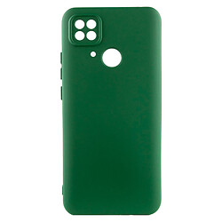 Чехол (накладка) Xiaomi Redmi 10C, GETMAN Liquid Silk, Dark Green, Зеленый