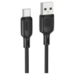 USB кабель Borofone BX113, Type-C, 1.0 м., Чорний