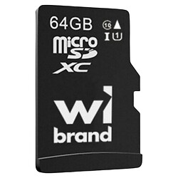 Карта пам'яті Wibrand MicroSDHC UHS-1, 64 Гб.