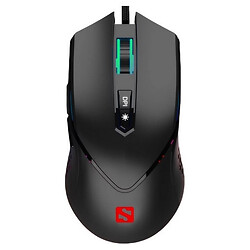 Миша Sandberg Azazinator Mouse 6400 RGB, Чорний