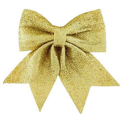 Бант декоративний на ялинку з блискітками