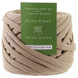 Пряжа трикотажная Momy Knits в ассортименте, 50 м