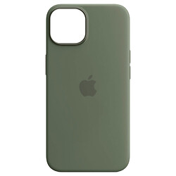 Чехол (накладка) Apple iPhone 13 / iPhone 14, Original Silicon Case, MagSafe, Olive, Зеленый