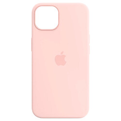 Чохол (накладка) Apple iPhone 14, Original Silicon Case, Chalk Pink, MagSafe, Рожевий