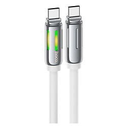 USB кабель Hoco U136 Prize, Type-C, 1.2 м., Білий