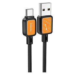 USB кабель Hoco X108 Benefit, Type-C, 1.0 м., Черный