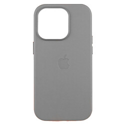 Чехол (накладка) Apple iPhone 16 Pro, Leather Case Color, MagSafe, Light Grey, Серый