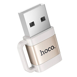 Адаптер Hoco UA31D, USB, Type-C, Сірий