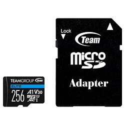 Карта памяти Team Elite MicroSDXC UHS-I/U3, 256 Гб.