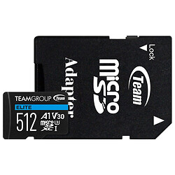 Карта памяти Team Elite MicroSDXC UHS-I/U3, 512 Гб.