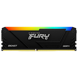 Модуль пам'яті Kingston Fury Beast RGB, 16 Гб., Чорний