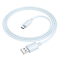 USB кабель Borofone BX112 Lemon, Type-C, 1.0 м., Синій