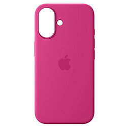 Чохол (накладка) Apple iPhone 16, Original Silicon Case, Fuchsia, MagSafe, Рожевий