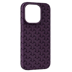 Чехол (накладка) Apple iPhone 13 / iPhone 14, Epik Weaving, Фиолетовый