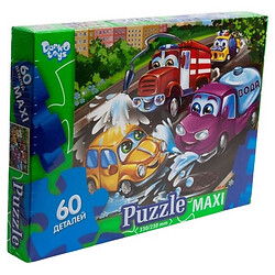 Пазли Maxi "Машинки", 60 елементів, Dankotoys