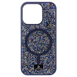 Чохол (накладка) Apple iPhone 11, Bling World Rock Diamond, Navy Blue, MagSafe, Синій