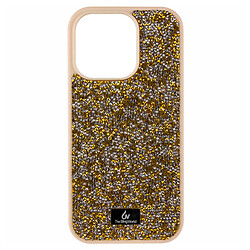 Чехол (накладка) Apple iPhone 15 Pro, Bling World Rock Diamond, Золотой